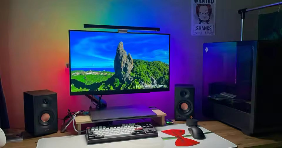 24-34inch Monitor LED RGBIC Gaming Neon Backlight Sync with App USB Powered 5V LED Light for PC Sync Music Lighting for Computer