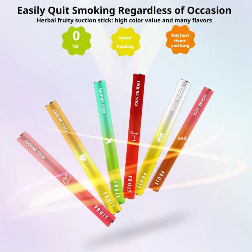 Fruit Flavor Quit Stick – Nicotine-Free Smoking Cessation Aid🚀